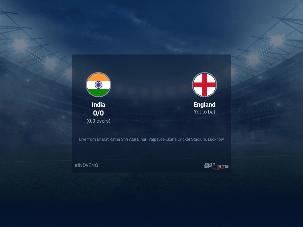 India vs England World Cup 2023 Live Cricket Score, Live Score Of