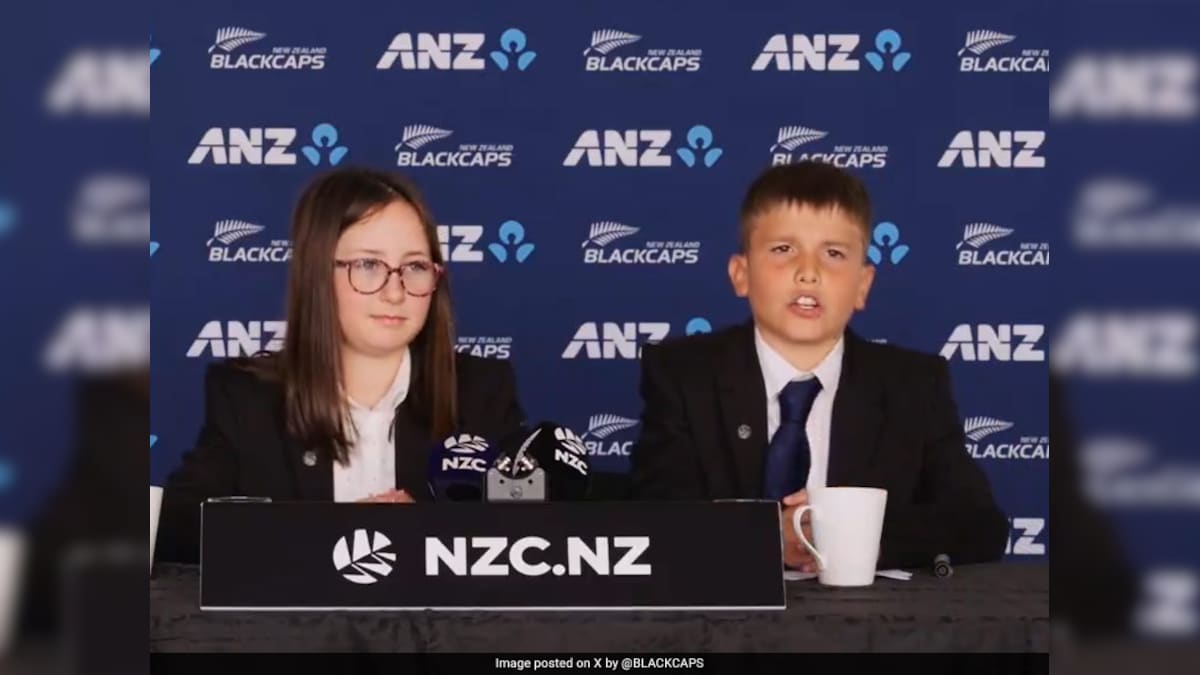 New Zealand Board Sends Two Kids To Announce T20 World Cup 2024 Squad