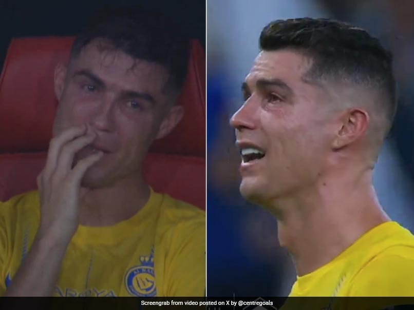 Video: Tearful Cristiano Ronaldo Hard To Console As Al-Nassr Lose King’s Cup Final To Al Hilal
