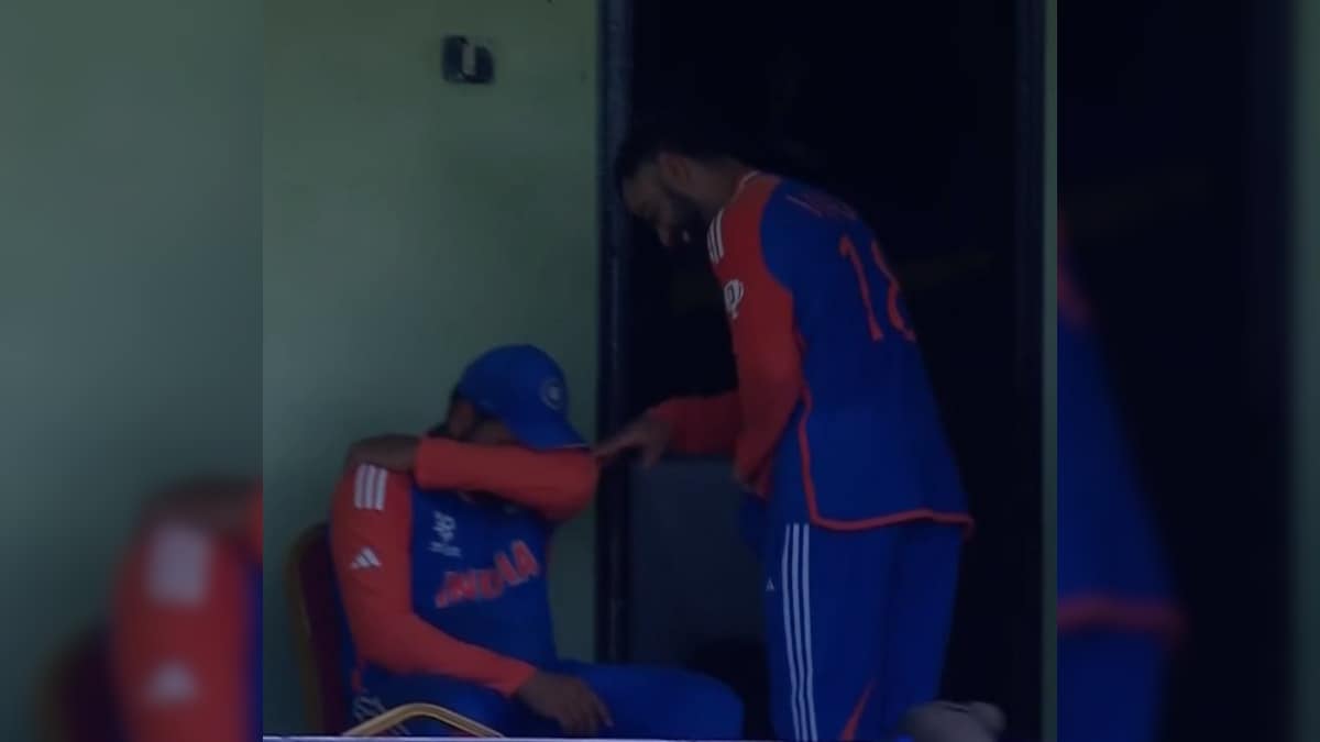 Watch: Rohit Sharma Wipes Tears As India Reach T20 World Cup Final, Virat Kohli’s Reaction Is Gold