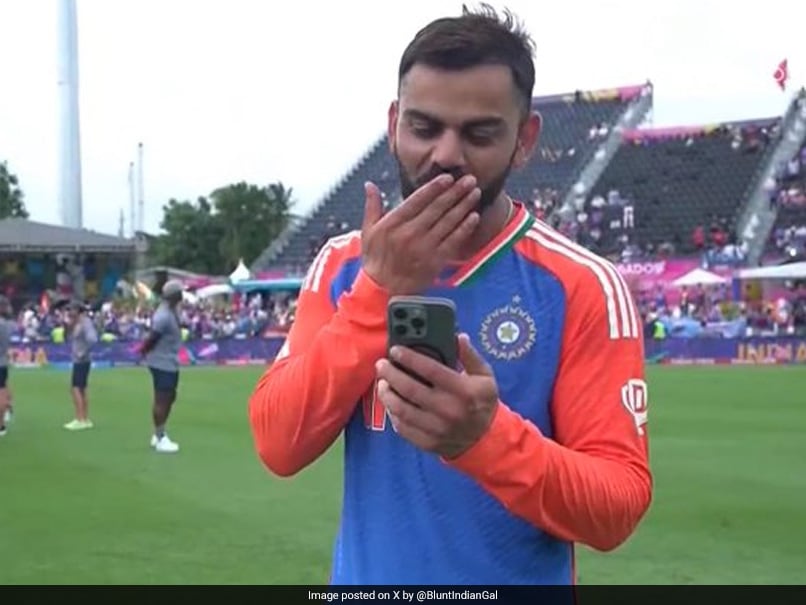 Watch: Virat Kohli In Tears As He Video Calls His Wife And Kids After India’s T20 World Cup Triumph