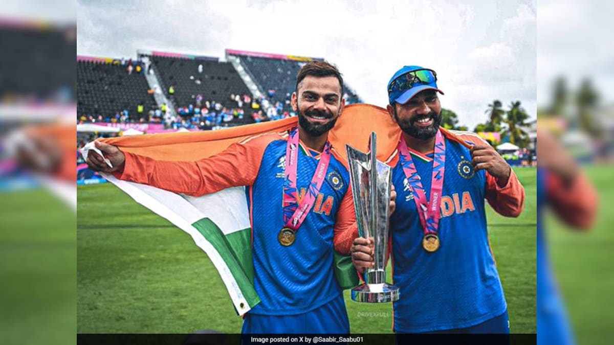 Watch: Watch: Virat Kohli, Rohit Sharma’s Proud India Flag Moment With T20 World Cup Trophy In Hand