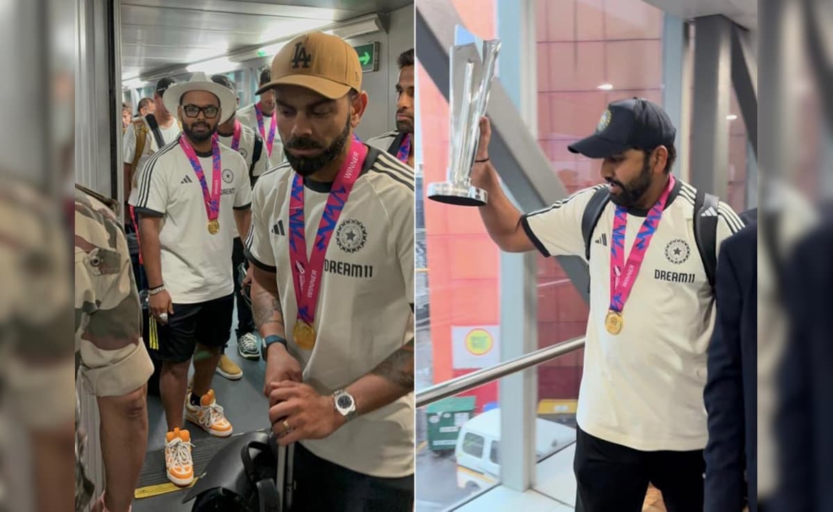 Rohit Sharma’s T20 World Cup Champions Get Grand Welcome At Airport, Mega Celebration Planned